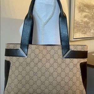 Authentic Gucci brown and Tan Tote